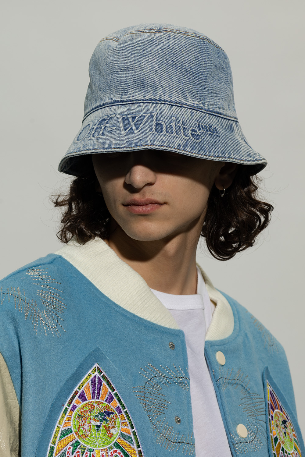 Blue Denim bucket hat Off - White - This bucket hat from Gosha Rubchinskiys  - SchaferandweinerShops Australia